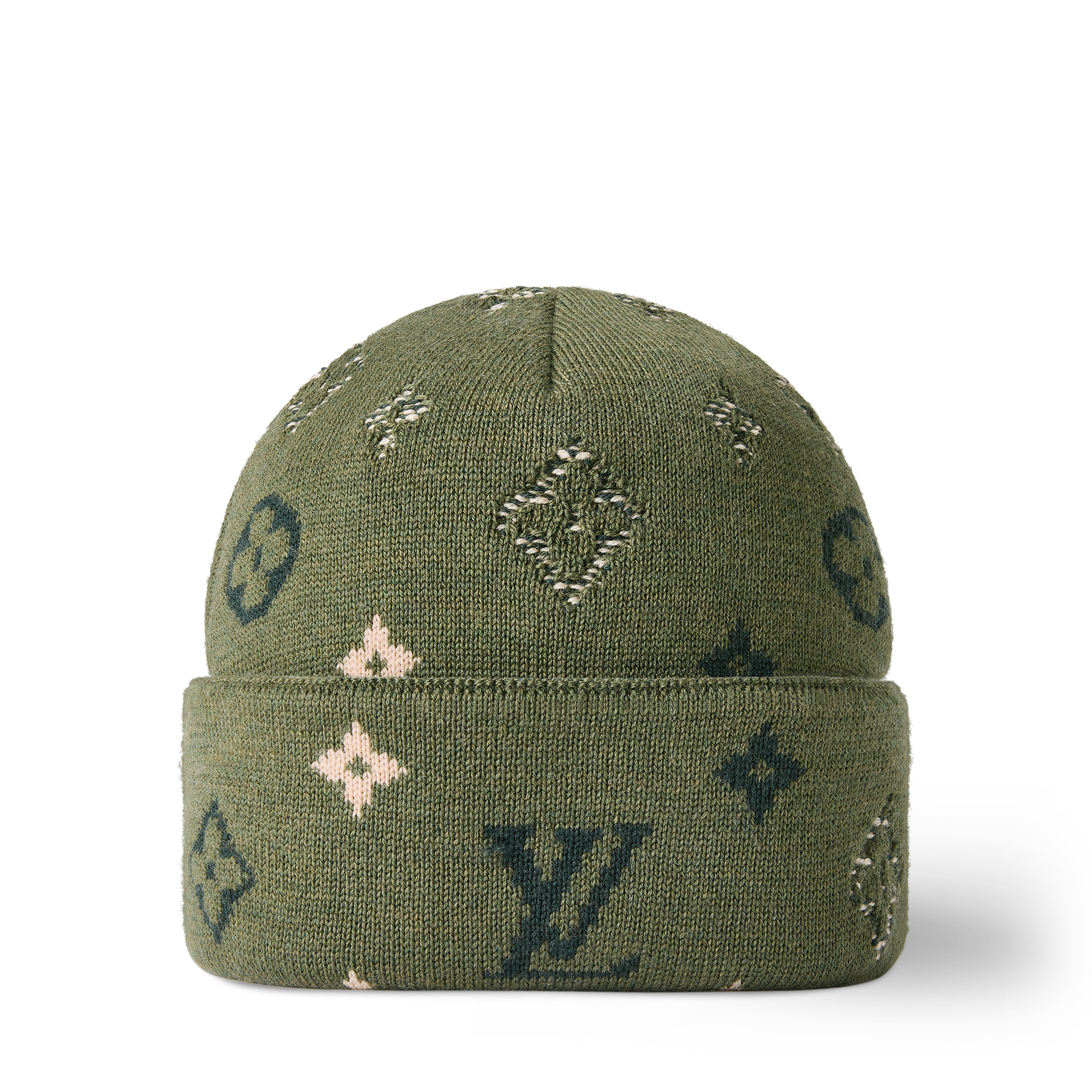 LV Crush Monogram Heritage Beanie - Luxury S00 Blue | LOUIS VUITTON